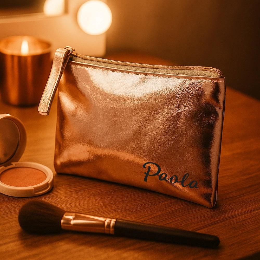 mini pochette oro personalizzata