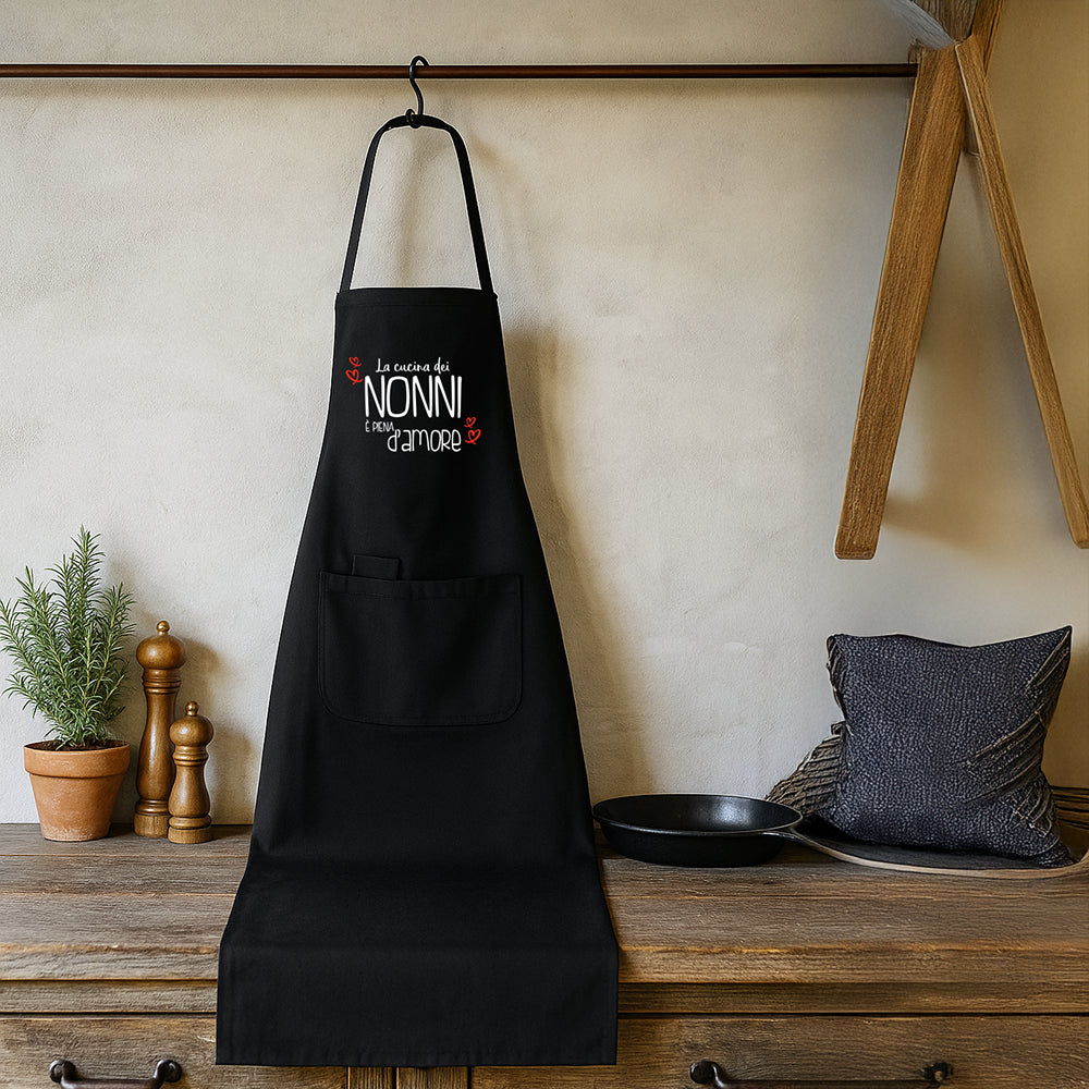 Grembiule lungo unisex personalizzato
