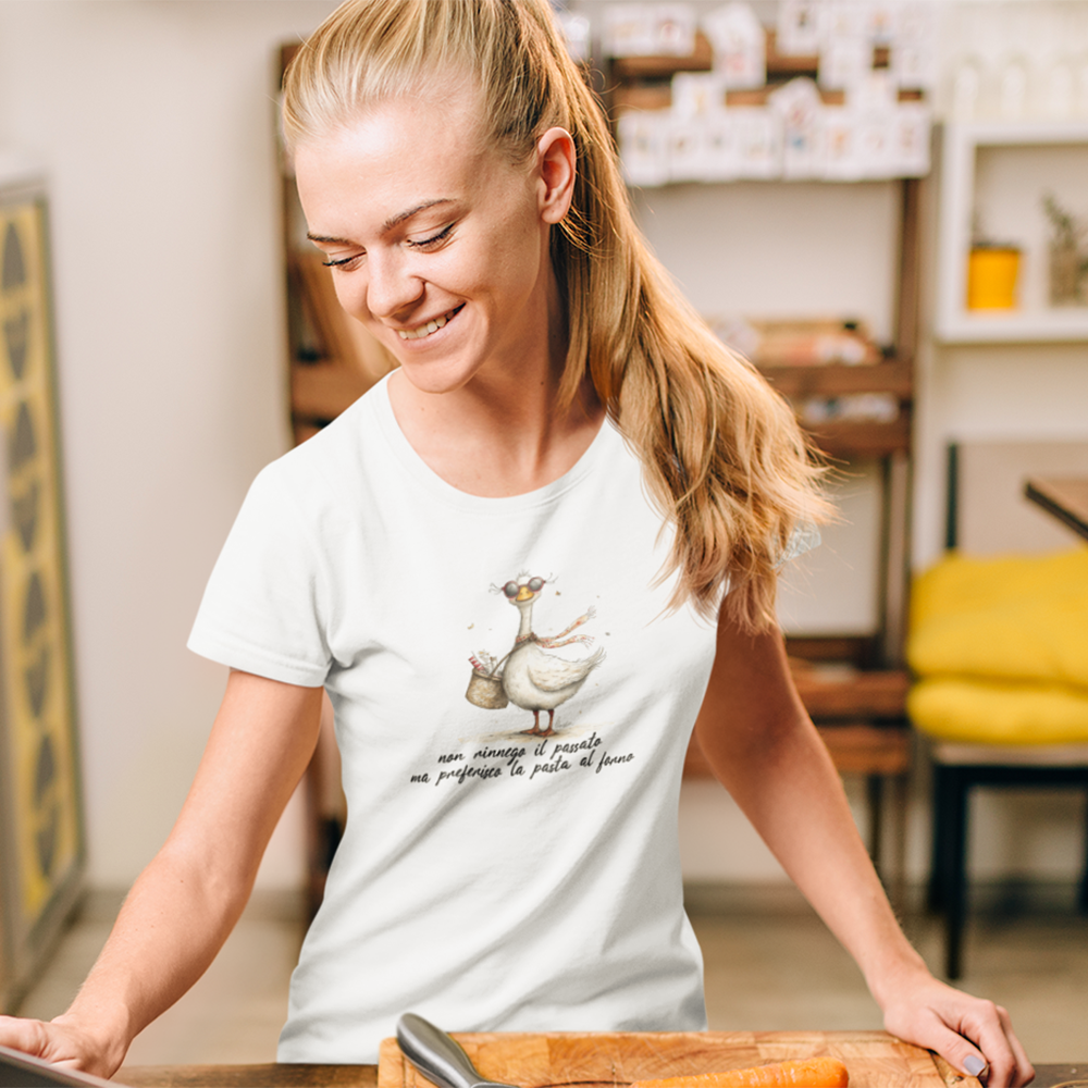 T-shirt Non Rinnego il Passato, ma Preferisco la Pasta al Forno