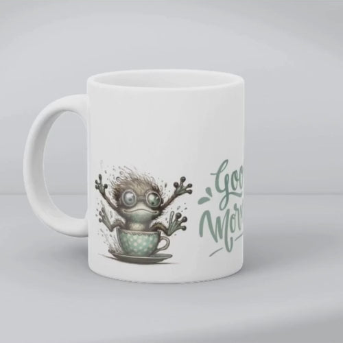 Video 360° mug: grafica ranocchia