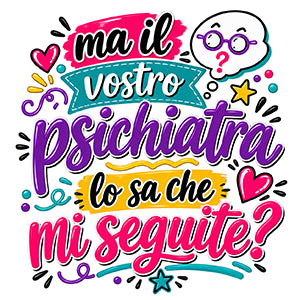 Profumatore auto personalizzato in feltro – Frasi divertenti