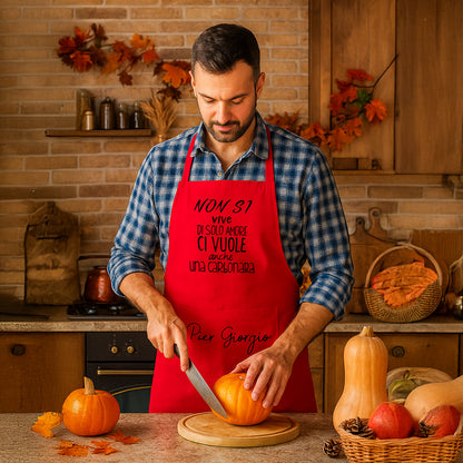 Grembiule lungo unisex personalizzato