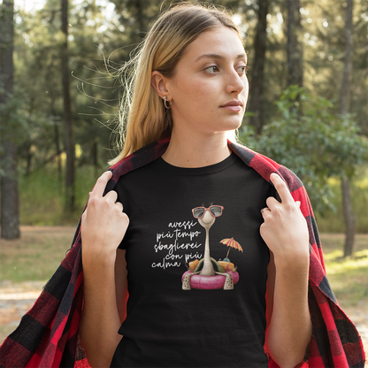 T-shirt Avessi Più Tempo Sbaglierei con Più Calma