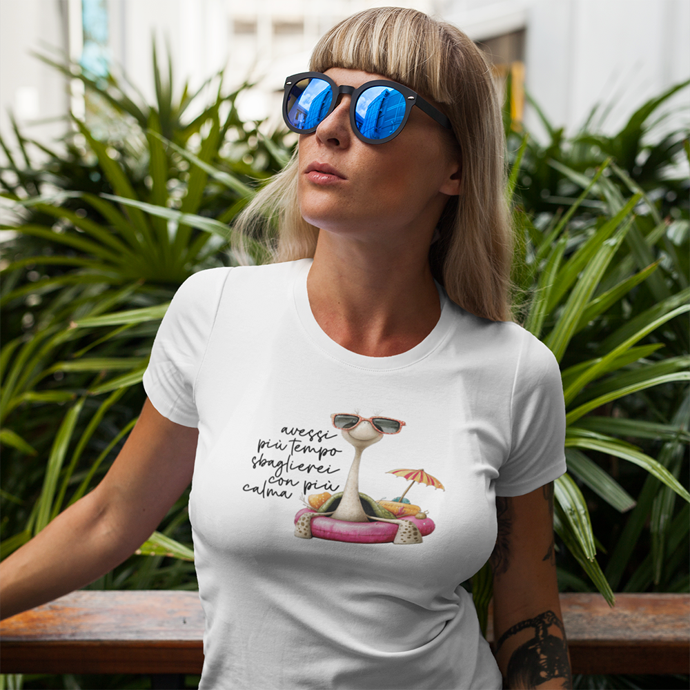 T-shirt Avessi Più Tempo Sbaglierei con Più Calma