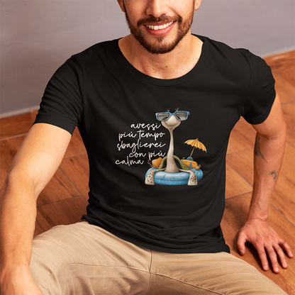 T-shirt Avessi Più Tempo Sbaglierei con Più Calma