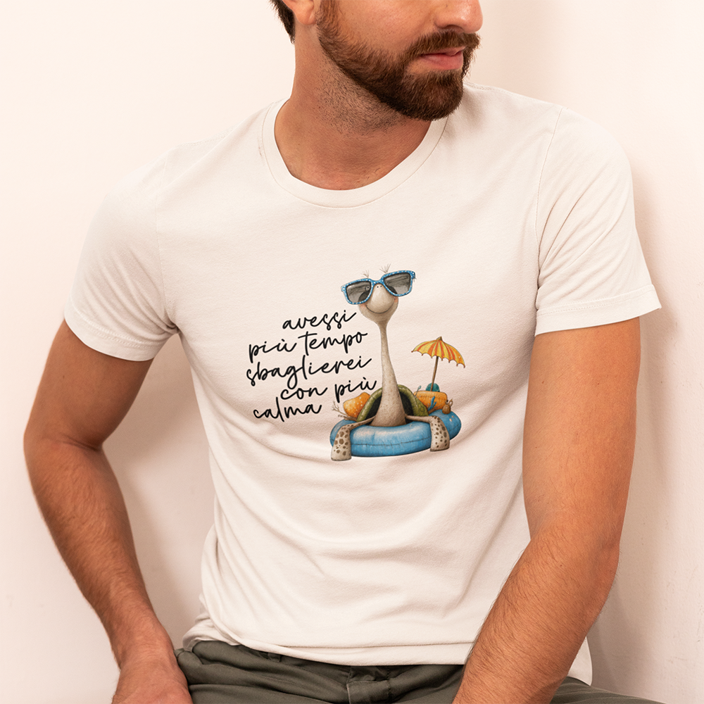 T-shirt Avessi Più Tempo Sbaglierei con Più Calma