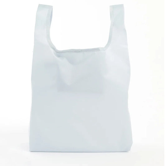 Shopping bag bianca richiudibile con personalizzazione