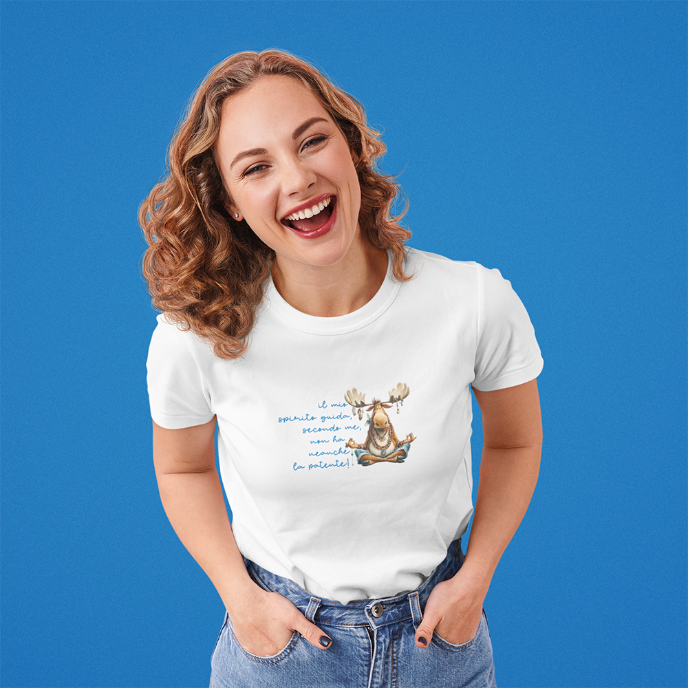 T-shirt Il Mio Spirito Guida Non Ha Neanche la Patente
