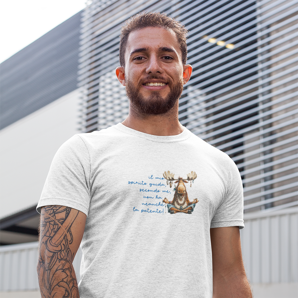 T-shirt Il Mio Spirito Guida Non Ha Neanche la Patente
