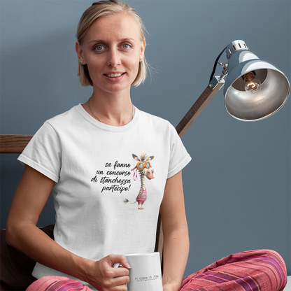 T-shirt Se Fanno un Concorso di Stanchezza Partecipo