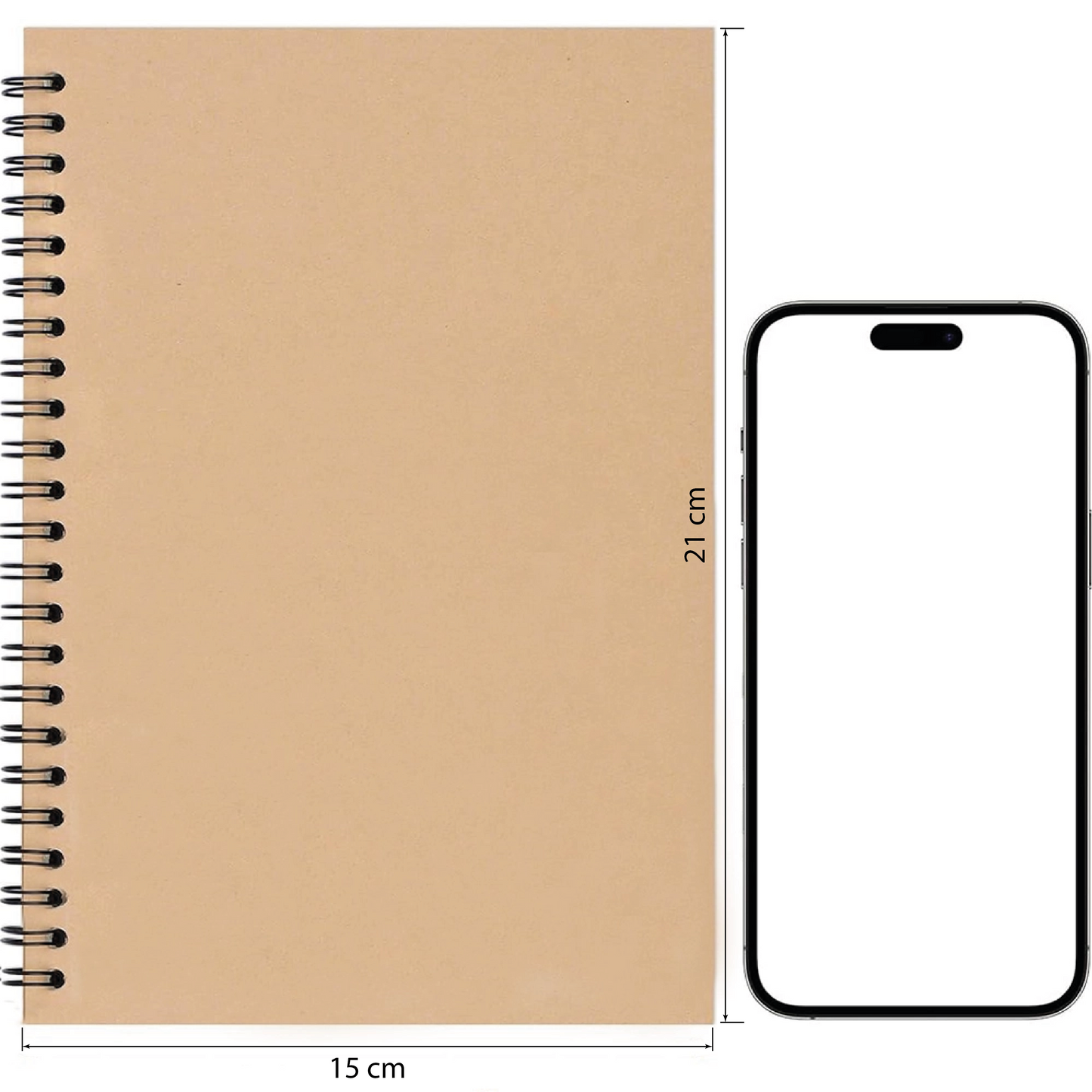 dimensioni taccuino a5 confronto con smartphone