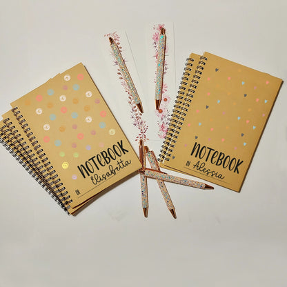 taccuino a5 personalizzato con nome idea regalo elegante