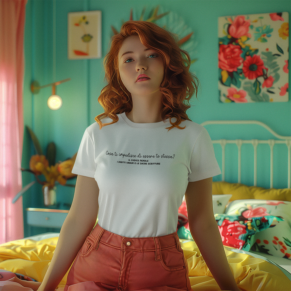 T-shirt Cosa Ti Impedisce di Essere Te Stessa o Te Stesso?