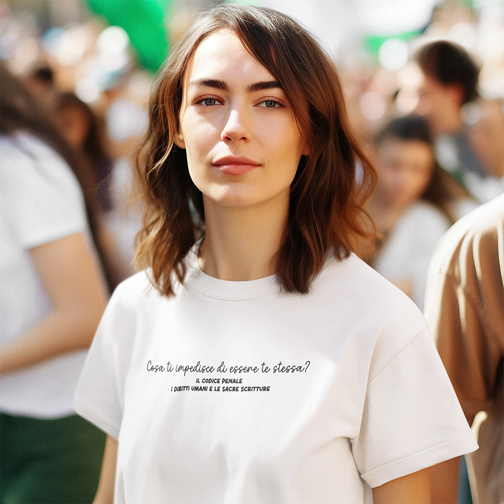 T-shirt Cosa Ti Impedisce di Essere Te Stessa o Te Stesso?