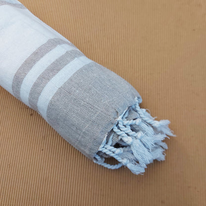 Telo mare fouta personalizzato in cotone