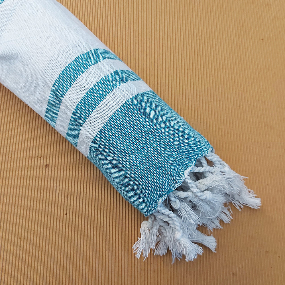 Telo mare fouta personalizzato in cotone